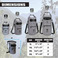 Waterproof Dry Bag, 5L 10L 20L 25L.