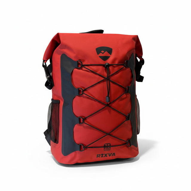 35L Waterproof Backpack with Elastic Bungee Storage.